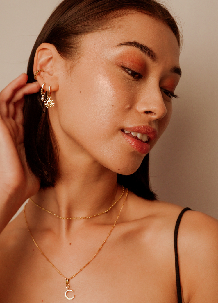 Amelia & Eve on Calypso Gold Hoops